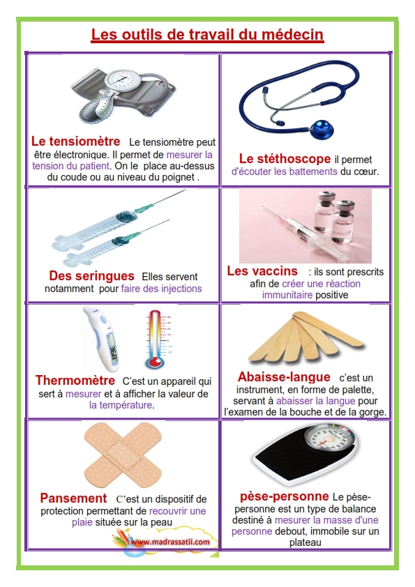 Les M tiers Les Outils De Travail Du M decin Les M tiers Les Outils De Travail Du M decin