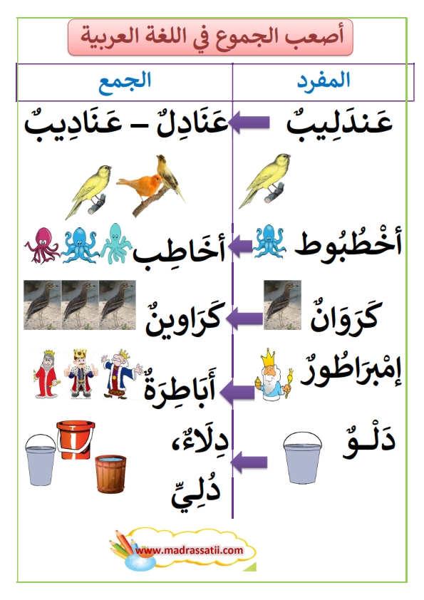 اصعب كلمة في اللغة العربية