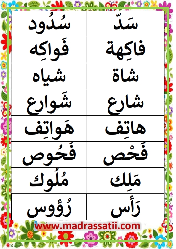المفرد و الجمع موقع مدرستي