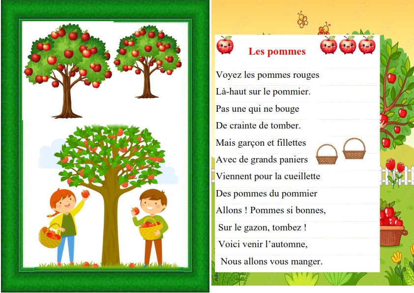 poème les pommes 4ème français madrassatii.com