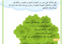 ميثاق الاخلاق الحميدة في الاسرة مدرستي