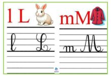 l'alphabet miniscule et majuscule affichage