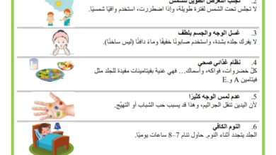حماية الجلد نصائح مدرستي