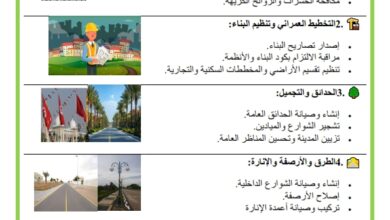 وظائف البلدية