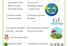 chanson sauvons la terre la terre est malade