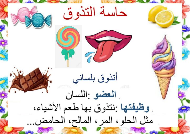 الحواس الخمس معلقات موقع مدرستي