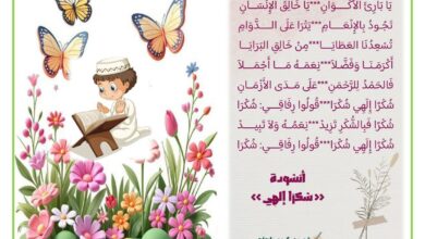 أنشودة شكرا الهي