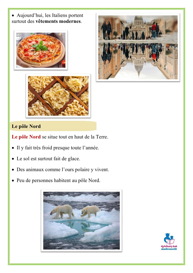 découvrir d'autres modes de vies africains italiens français chinois