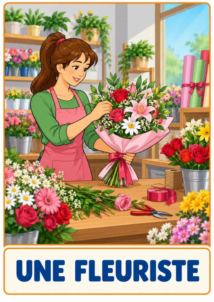 métier fleuriste